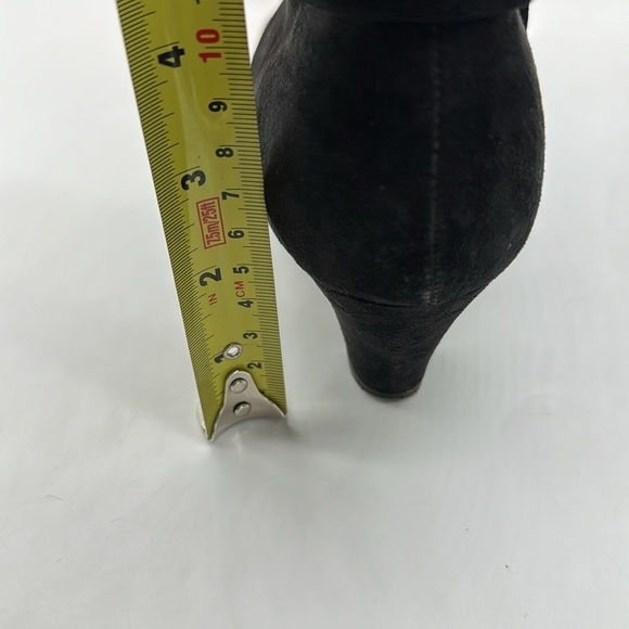 Aerosoles Black Suede Ankle Boots Size 7 BAB6408J - Picture 4 of 7